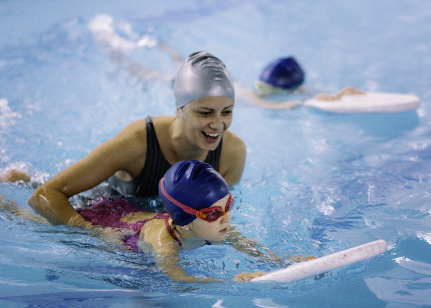 Swimming coach